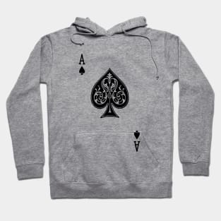 Ace Spades Spade Playing Card Game Hoodie